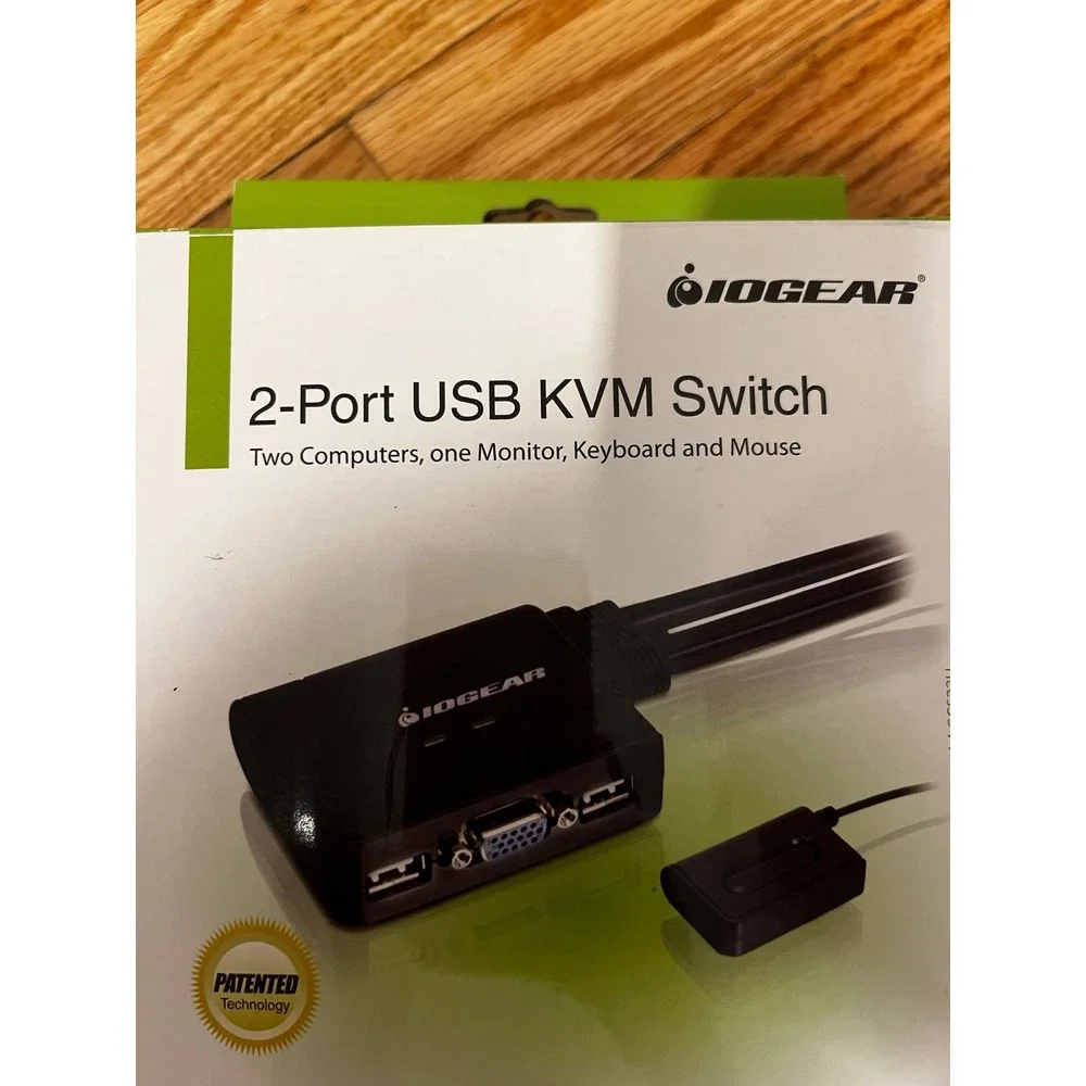 Iogear 2-Port USB KVM Switch